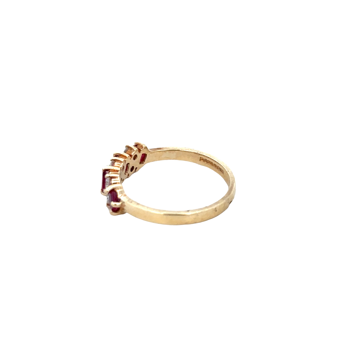9ct yellow gold ring size M (sh27853b)