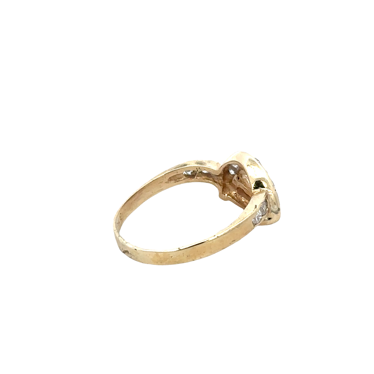 9ct yellow gold ring size Q (sh27799b)