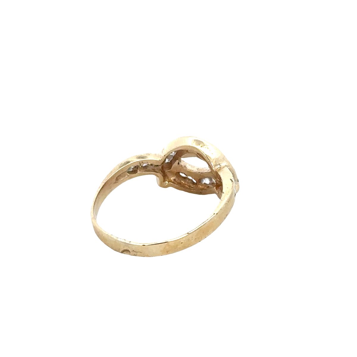 9ct yellow gold ring size Q (sh27799b)