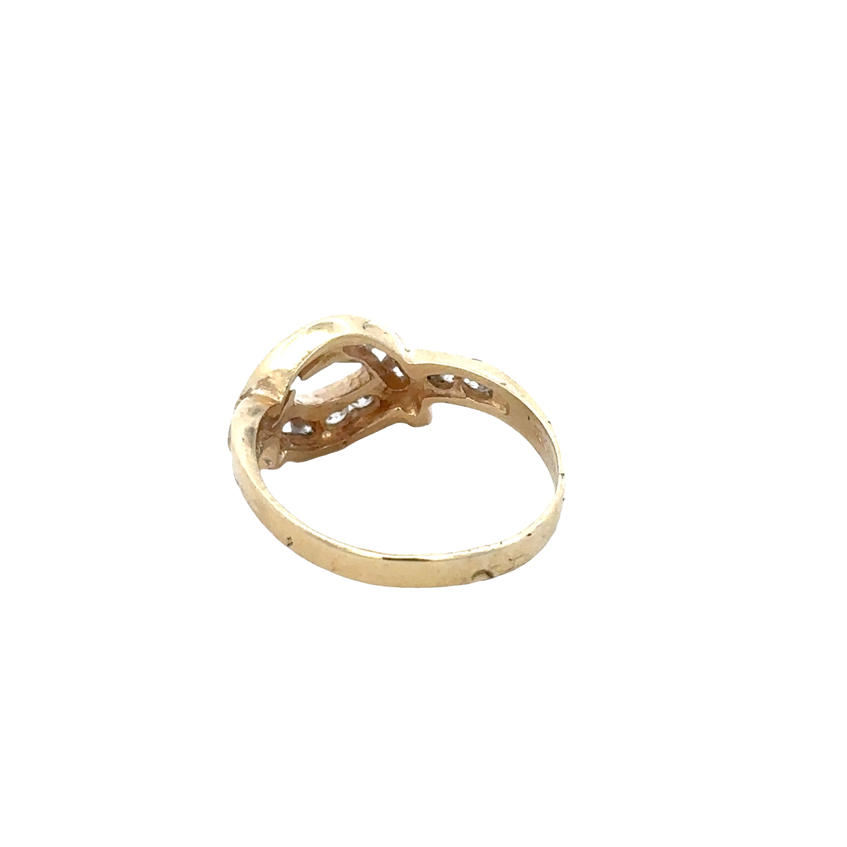 9ct yellow gold ring size Q (sh27799b)