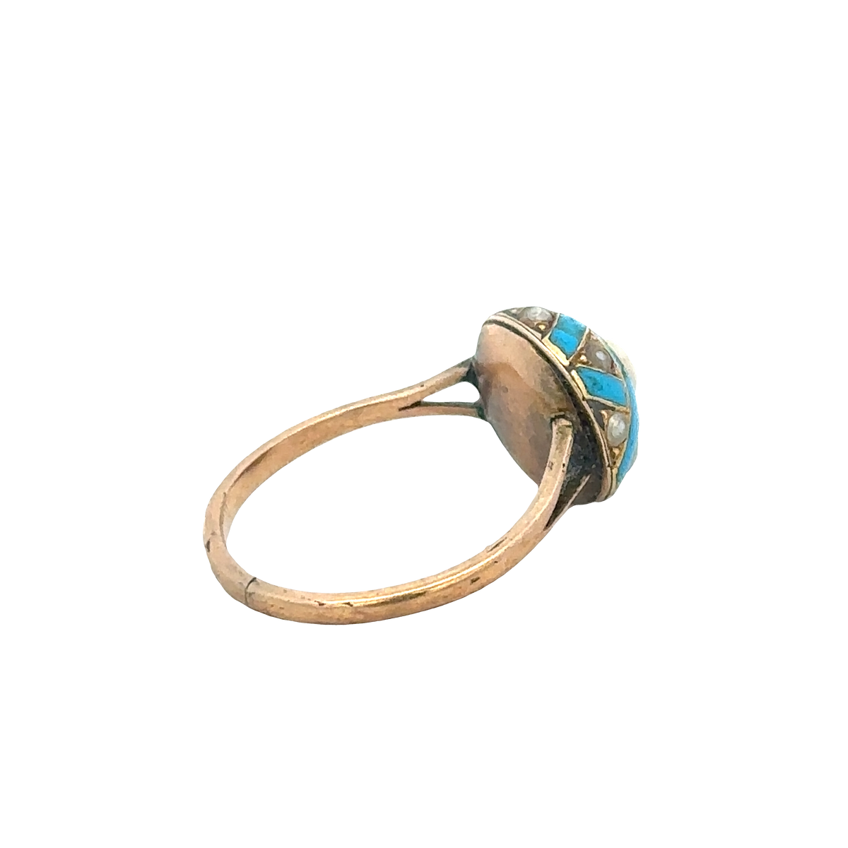 Vintage gold ring size M (sh27267b)