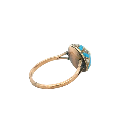 Vintage gold ring size M (sh27267b)