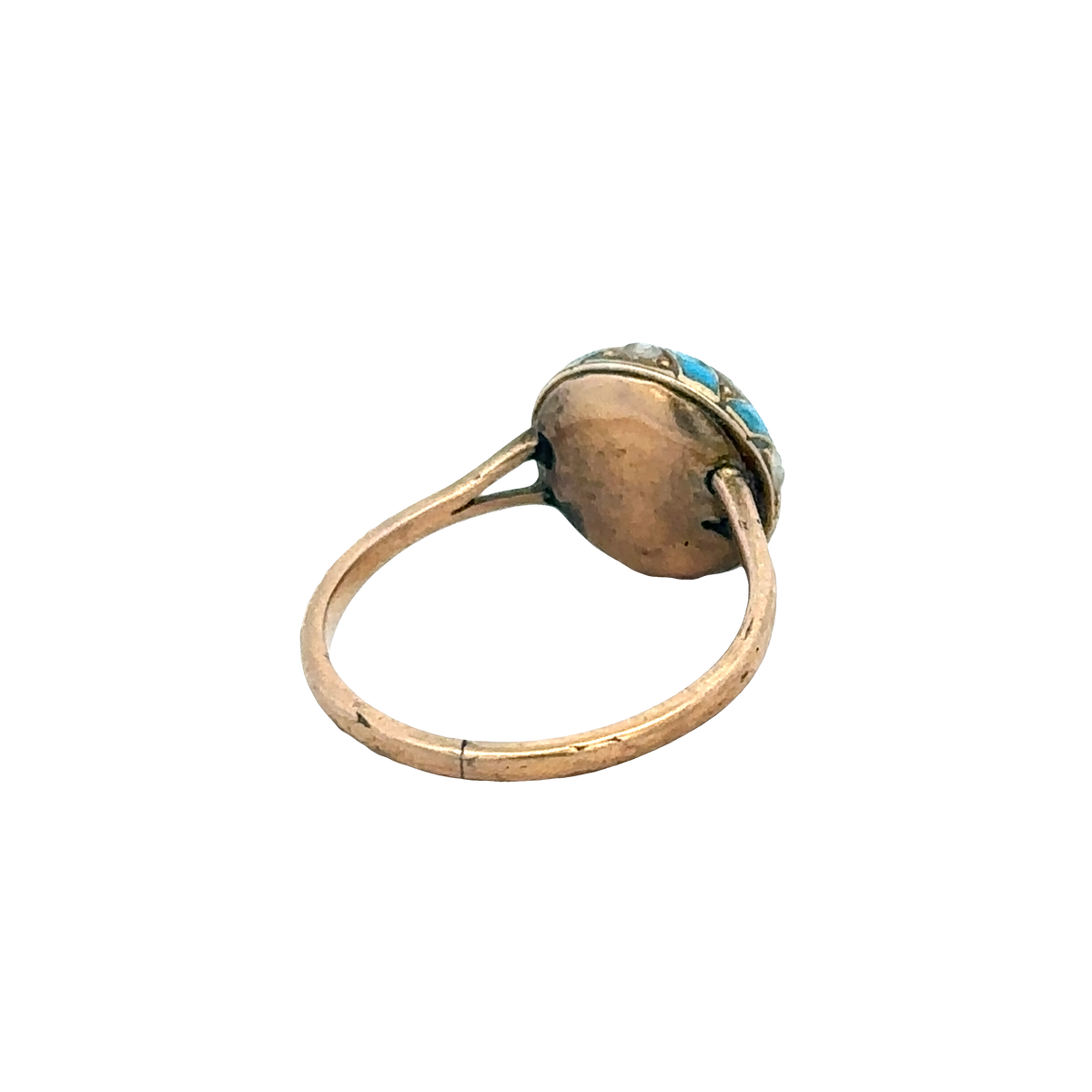 Vintage gold ring size M (sh27267b)