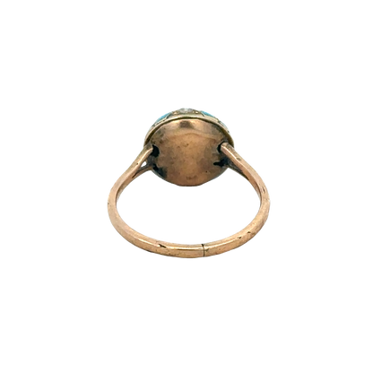 Vintage gold ring size M (sh27267b)