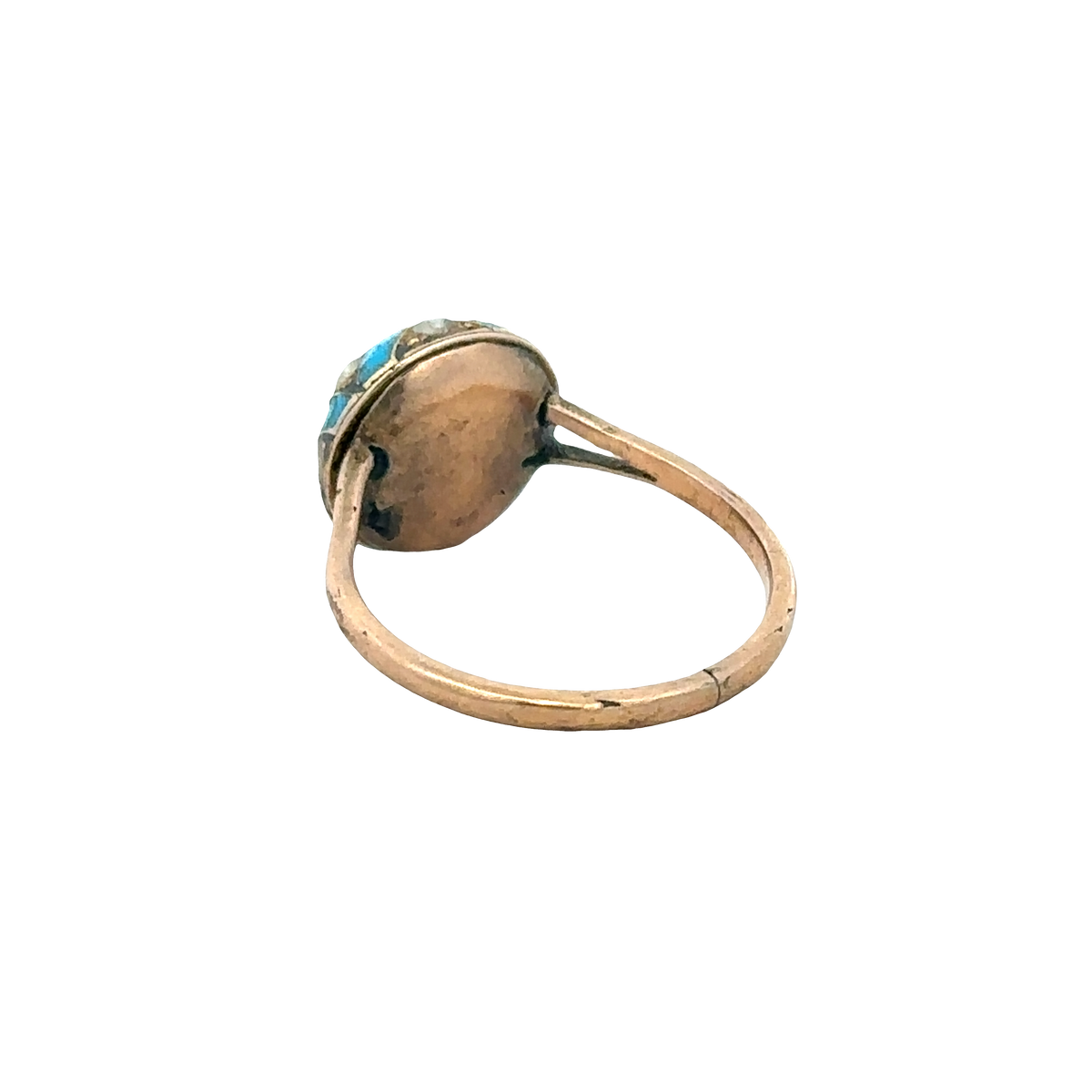 Vintage gold ring size M (sh27267b)