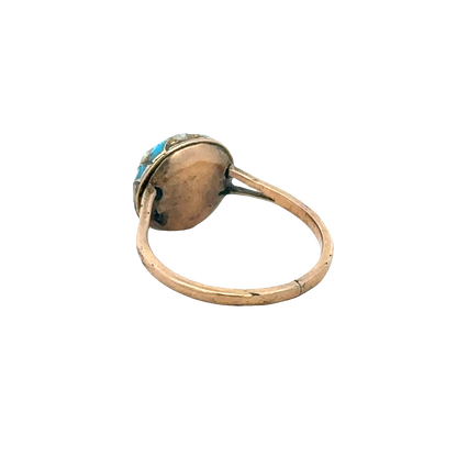 Vintage gold ring size M (sh27267b)