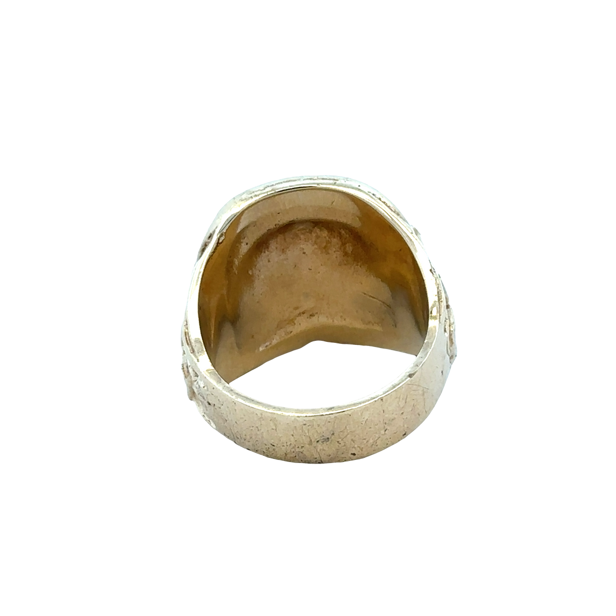 9ct yellow gold saddle ring   sh27885b
