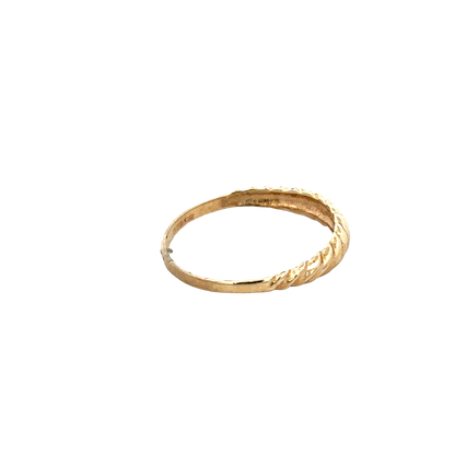 9ct yellow gold ring size R1/2 (sh27691b)