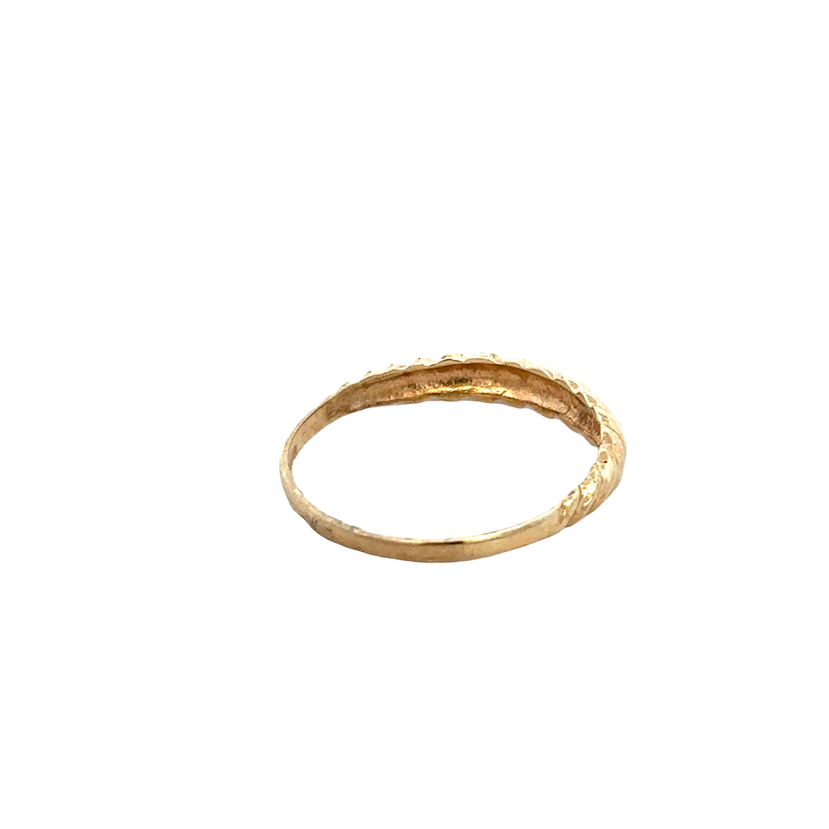 9ct yellow gold ring size R1/2 (sh27691b)
