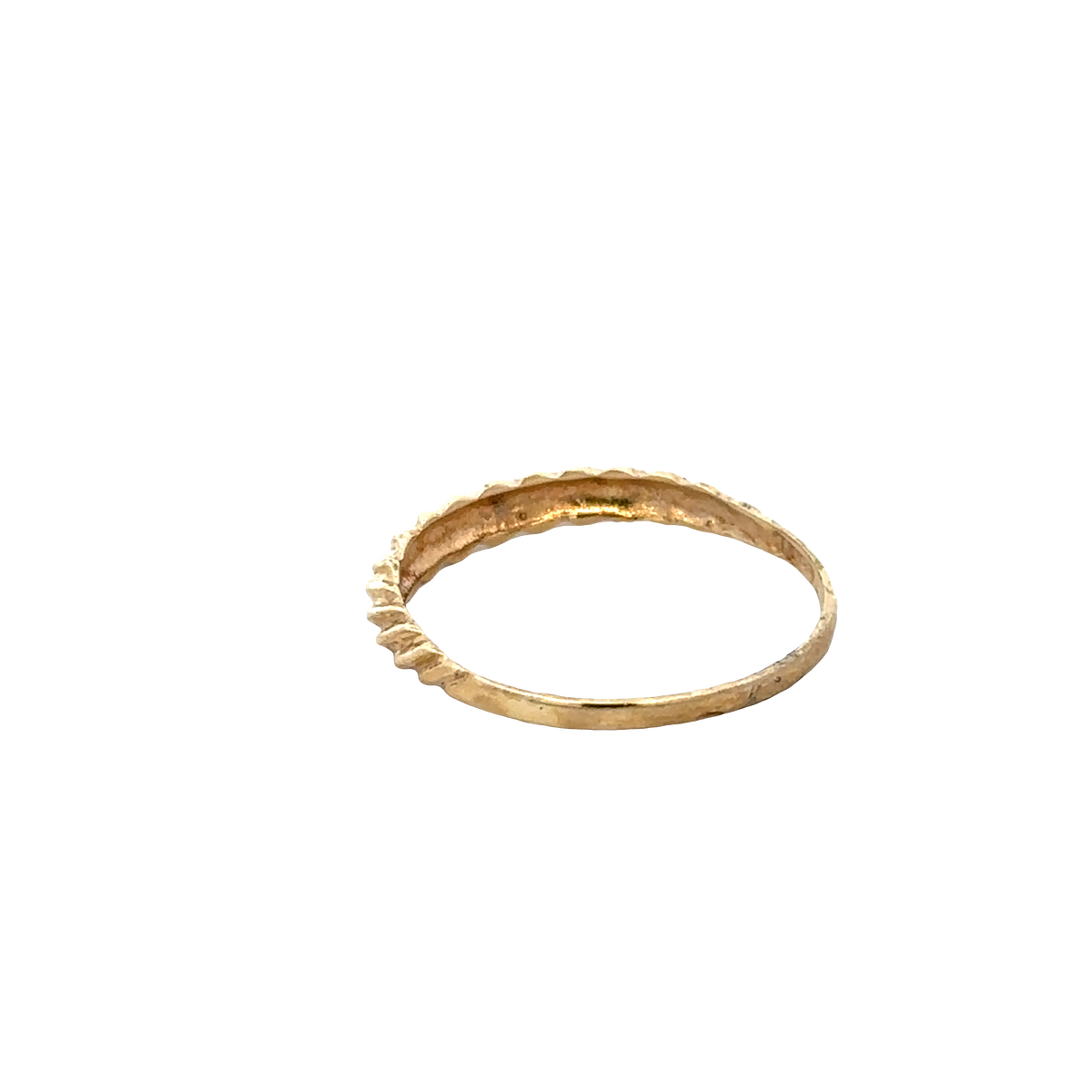 9ct yellow gold ring size R1/2 (sh27691b)