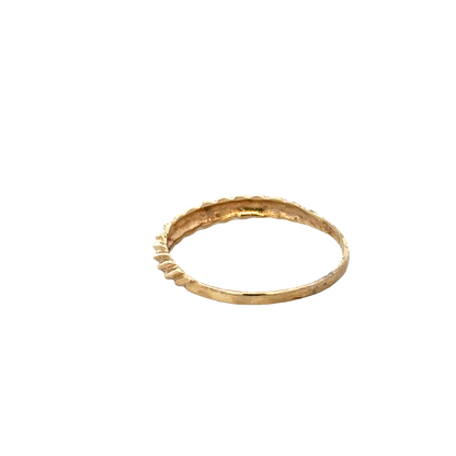 9ct yellow gold ring size R1/2 (sh27691b)