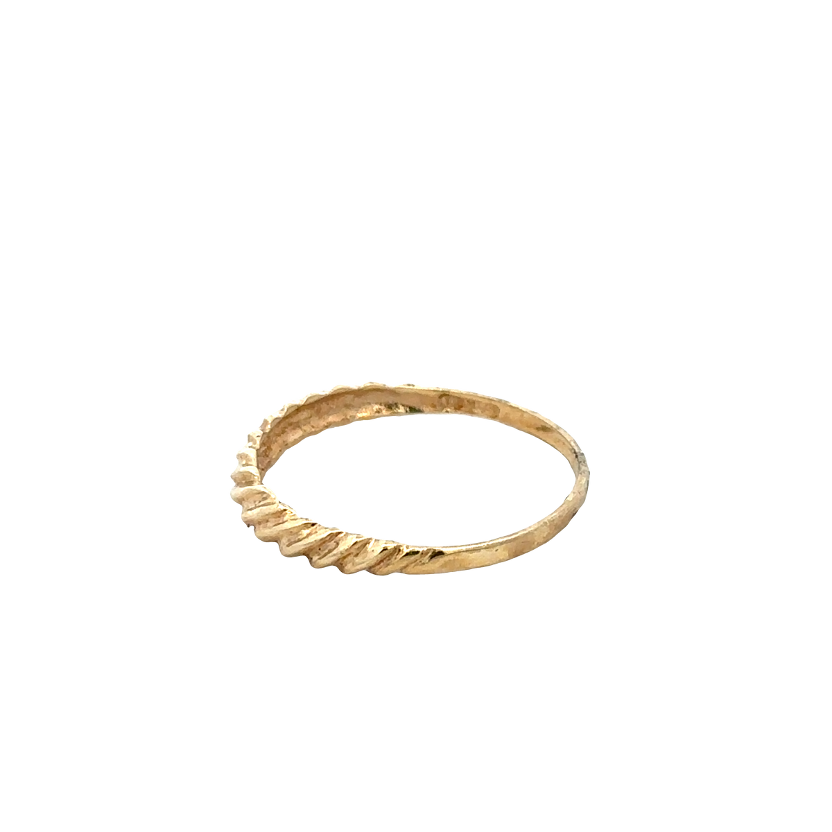 9ct yellow gold ring size R1/2 (sh27691b)