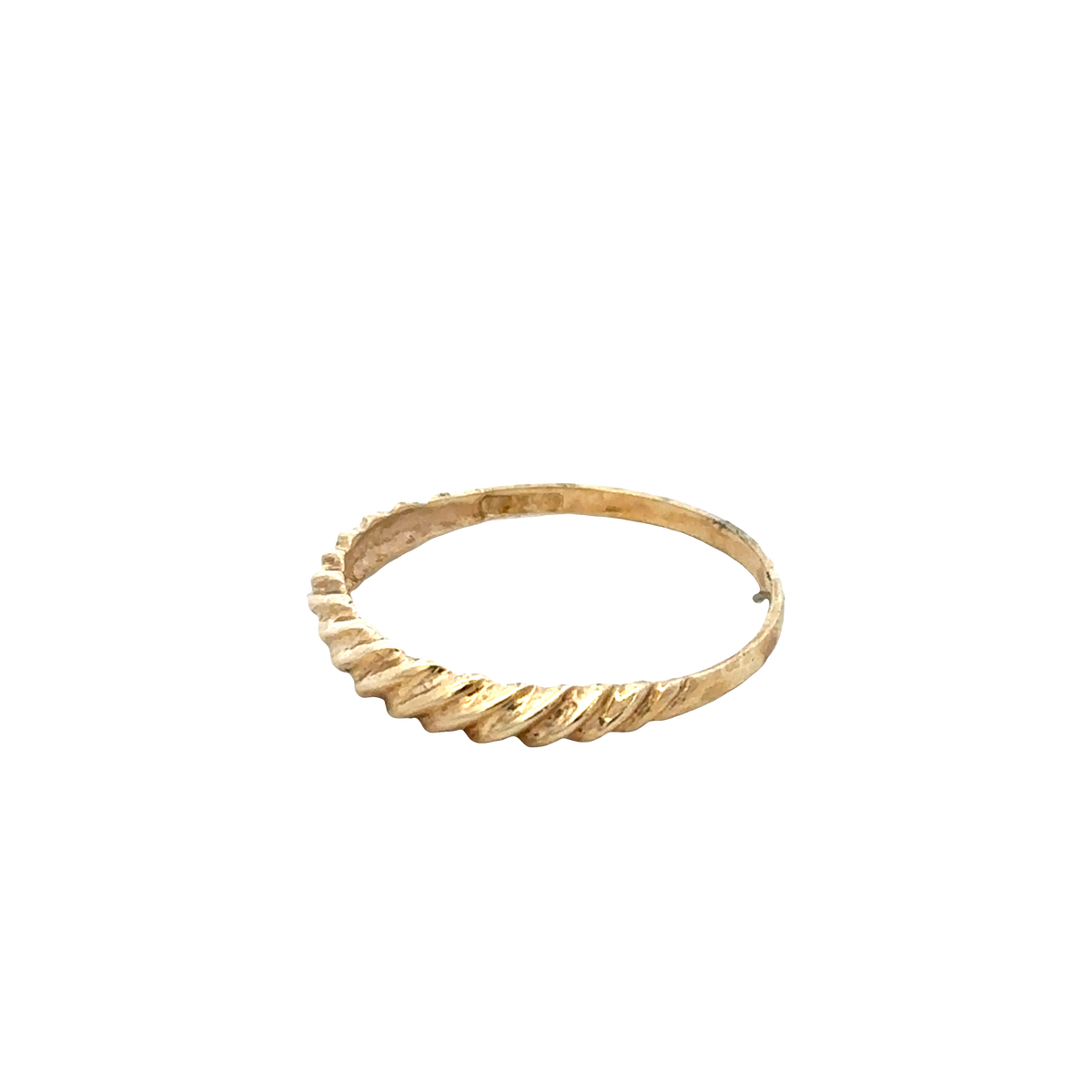 9ct yellow gold ring size R1/2 (sh27691b)