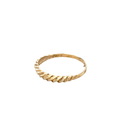 9ct yellow gold ring size R1/2 (sh27691b)
