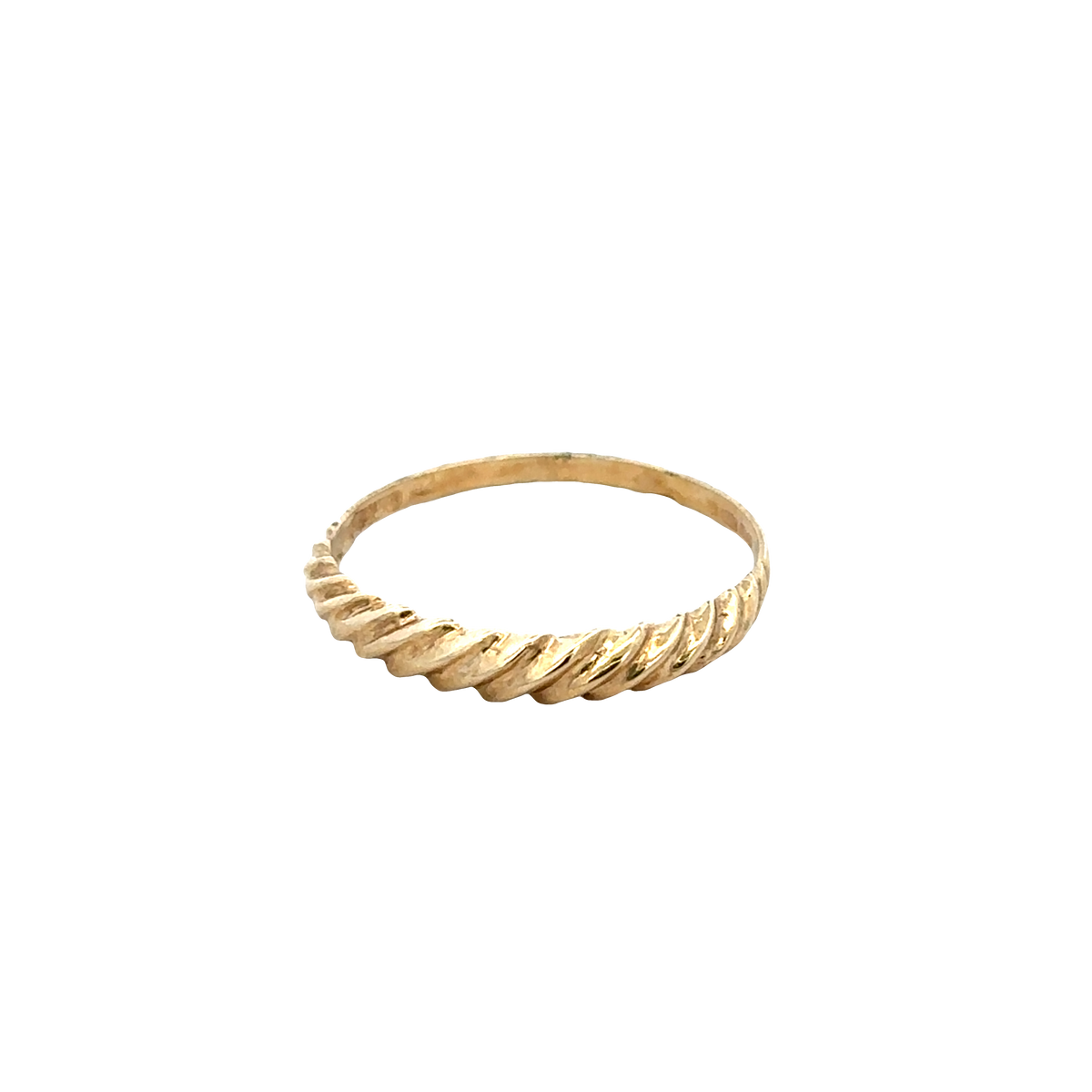 9ct yellow gold ring size R1/2 (sh27691b)