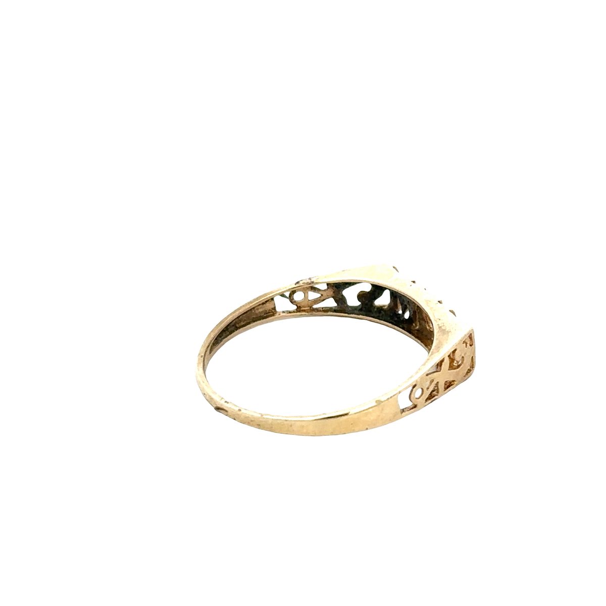 9ct yellow gold MUM ring size Q (sh27864b)