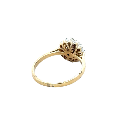 9ct yellow gold ring size N1/2 (sh27880b)