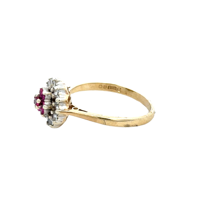 9ct yellow gold ring size N1/2 (sh27880b)
