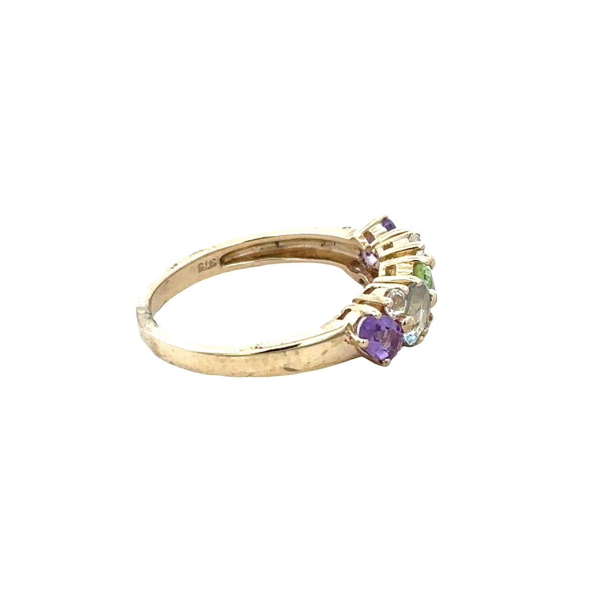 9ct yellow gold ring size O (sh27795b)