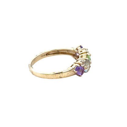 9ct yellow gold ring size O (sh27795b)