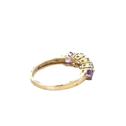 9ct yellow gold ring size O (sh27795b)