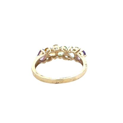 9ct yellow gold ring size O (sh27795b)