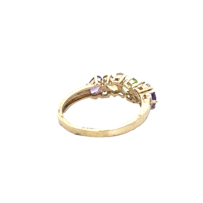 9ct yellow gold ring size O (sh27795b)