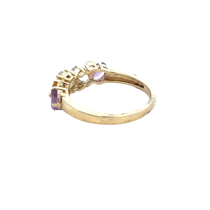 9ct yellow gold ring size O (sh27795b)