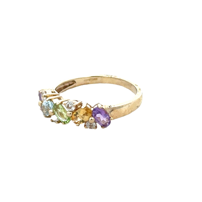9ct yellow gold ring size O (sh27795b)