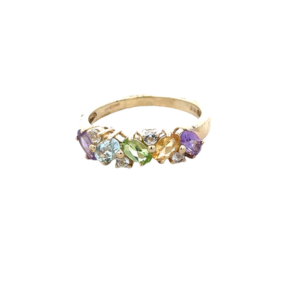 9ct yellow gold ring size O (sh27795b)