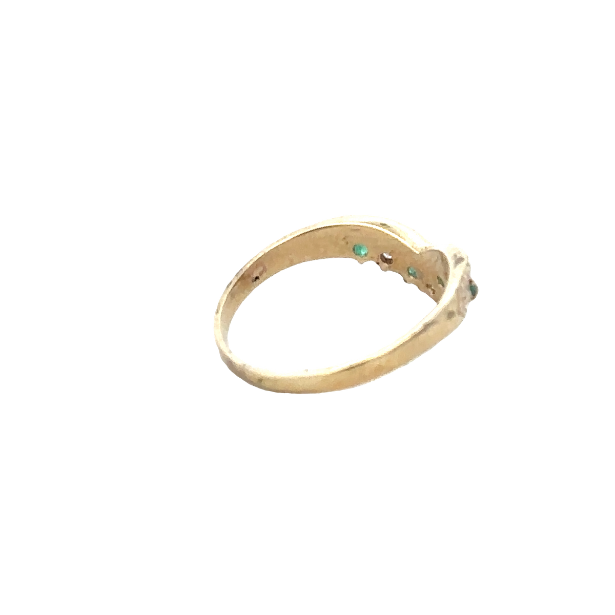 9ct yellow gold ring size M (sh27797b)