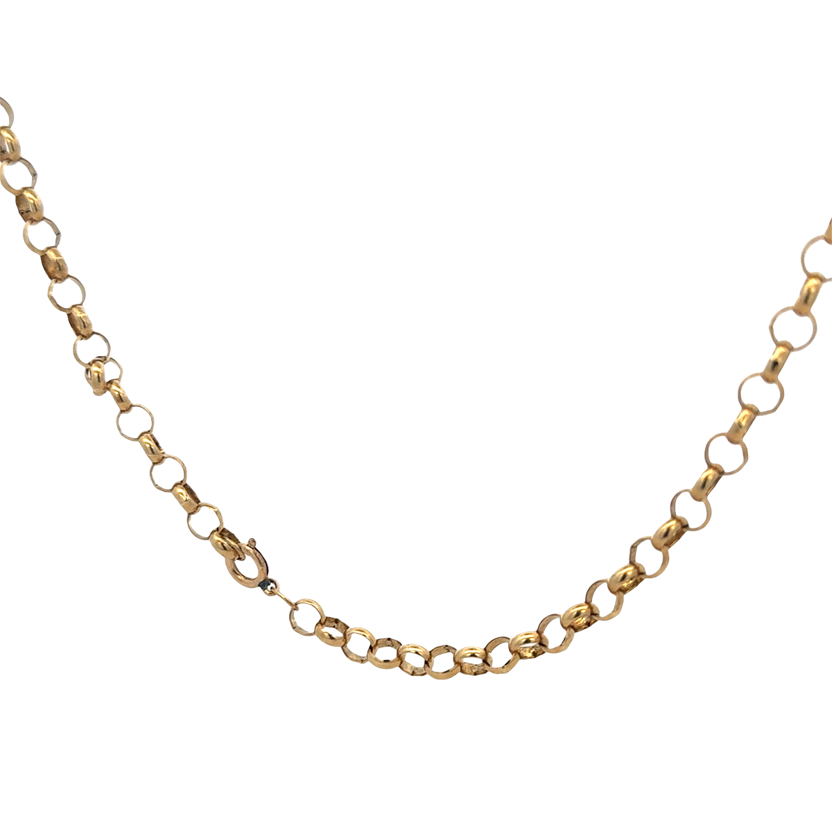 9ct yellow gold belcher chain 26.9g (sh27970b)