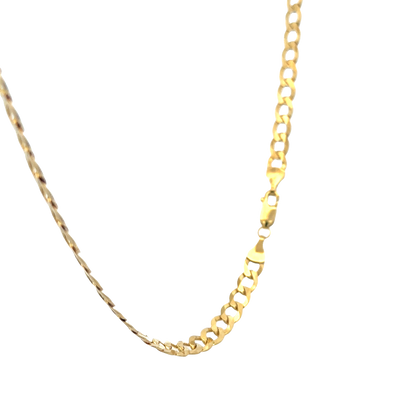 9ct yellow gold curb chain 15.9g (sh25865l)
