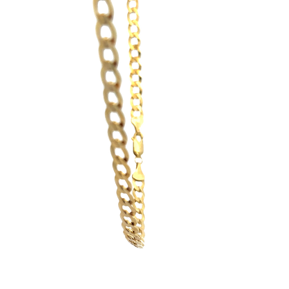 9ct yellow gold curb chain 15.9g (sh25865l)