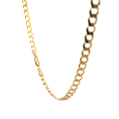 9ct yellow gold curb chain 15.9g (sh25865l)