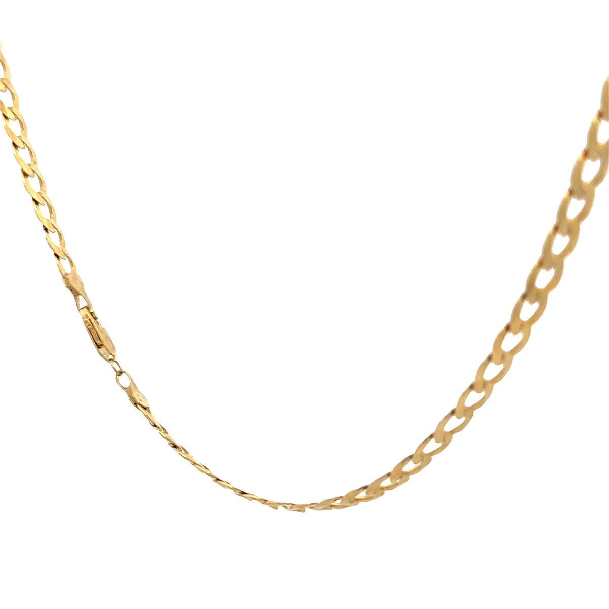9ct yellow gold curb chain 15.9g (sh25865l)
