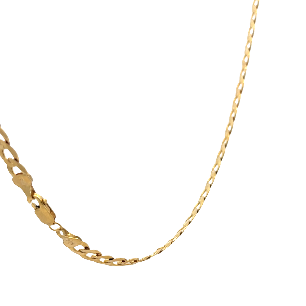 9ct yellow gold curb chain 15.9g (sh25865l)