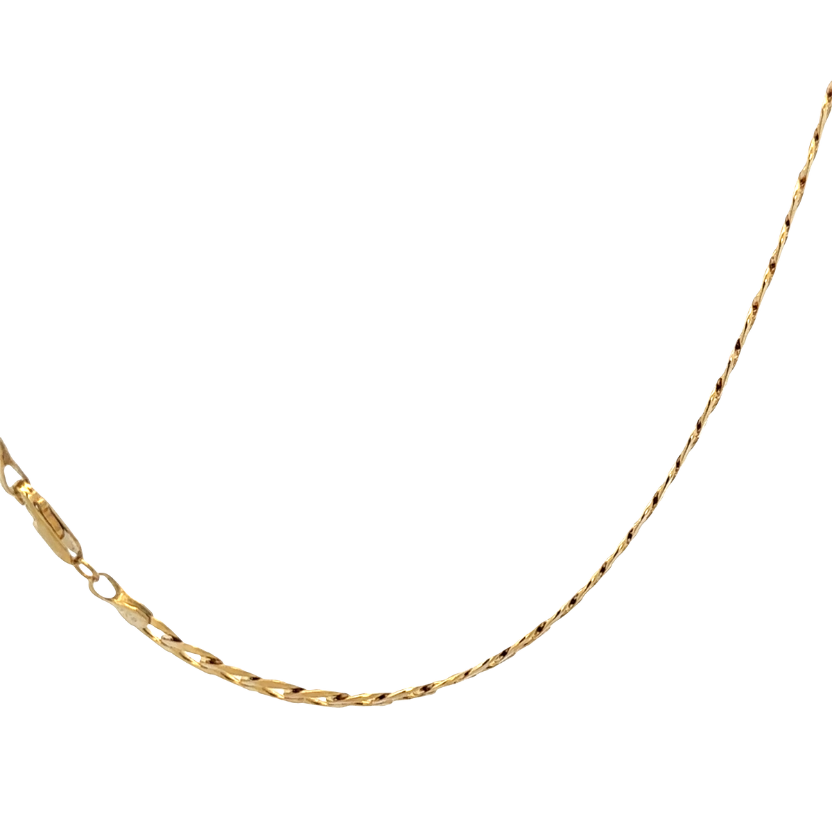 9ct yellow gold curb chain 15.9g (sh25865l)