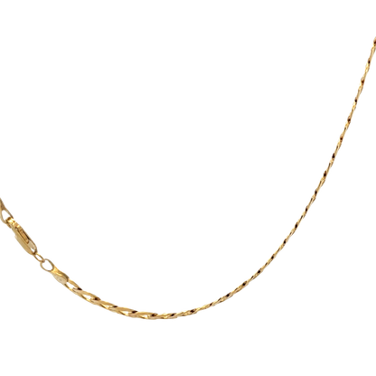 9ct yellow gold curb chain 15.9g (sh25865l)