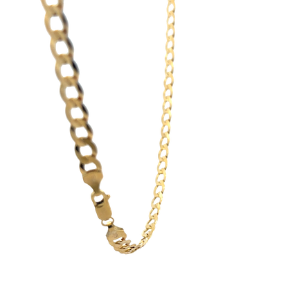9ct yellow gold curb chain 15.9g (sh25865l)