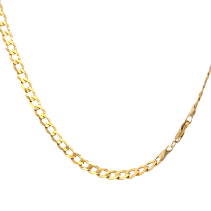 9ct yellow gold curb chain 15.9g (sh25865l)
