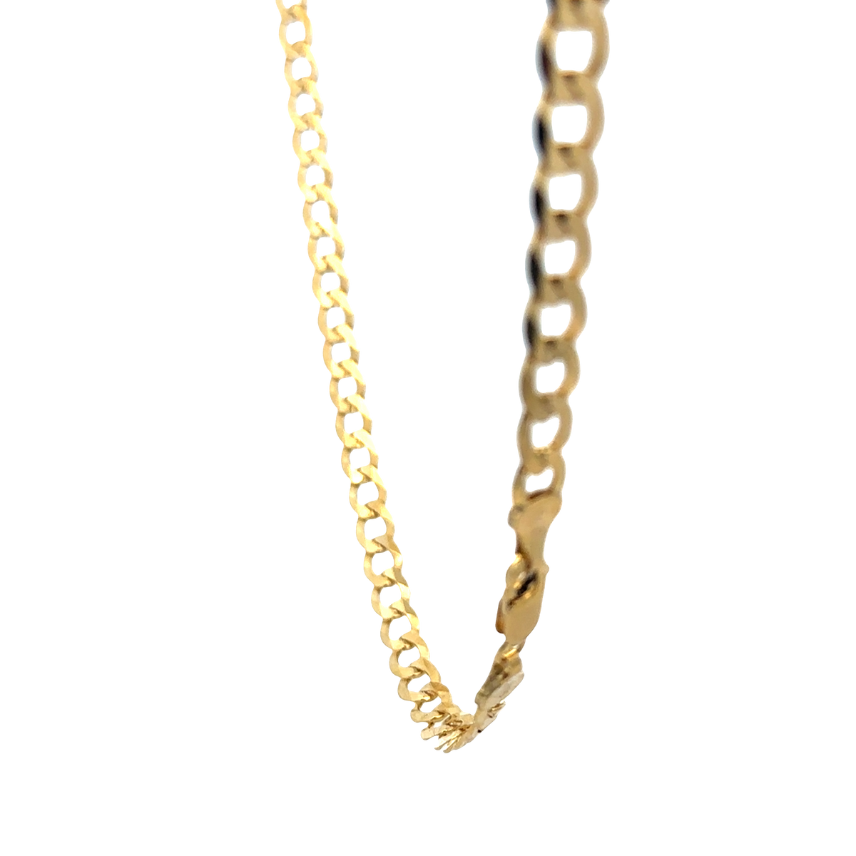 9ct yellow gold curb chain 15.9g (sh25865l)