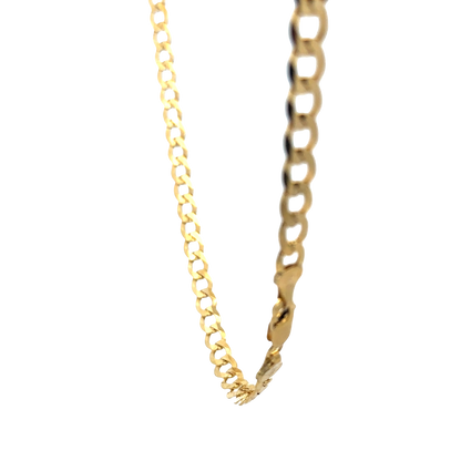9ct yellow gold curb chain 15.9g (sh25865l)