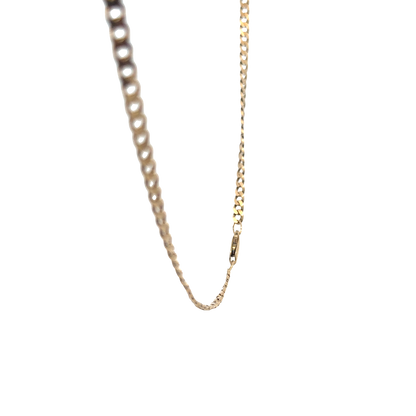 9ct yellow gold curb chain 15.4g (bb1983l)