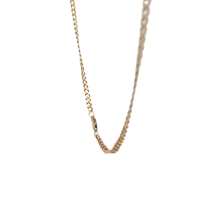 9ct yellow gold curb chain 15.4g (bb1983l)
