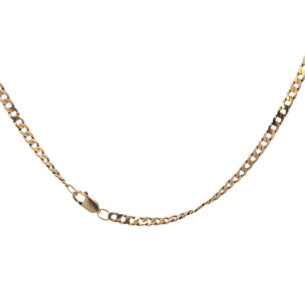 9ct yellow gold curb chain 15.4g (bb1983l)