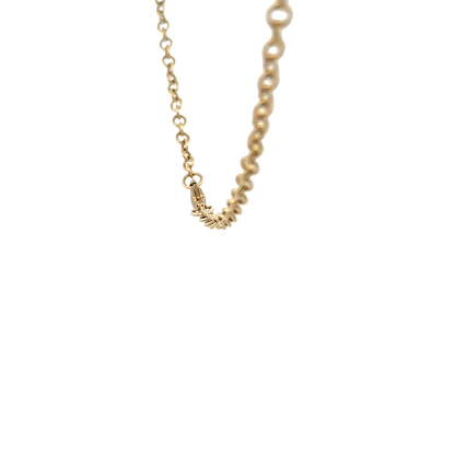 9ct yellow gold belcher chain 9g (bb1984l)