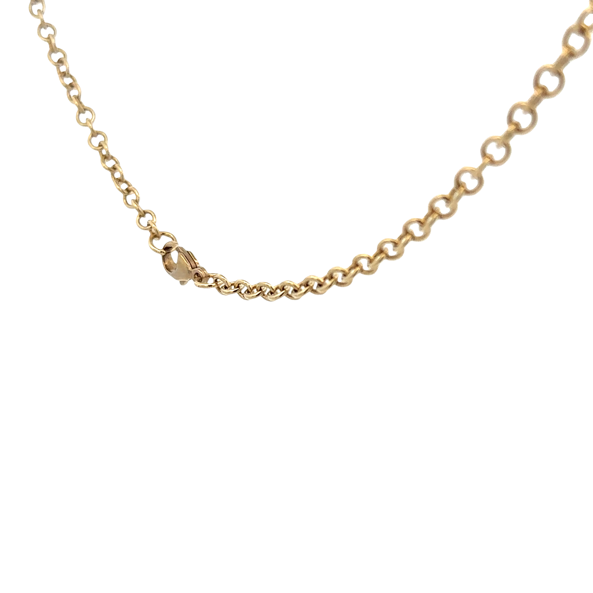 9ct yellow gold belcher chain 9g (bb1984l)