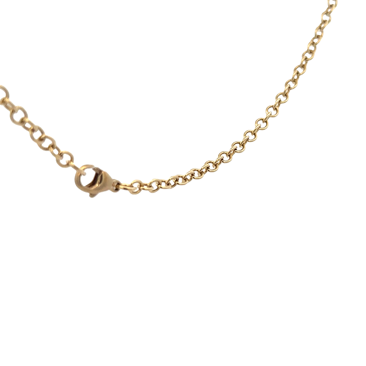 9ct yellow gold belcher chain 9g (bb1984l)