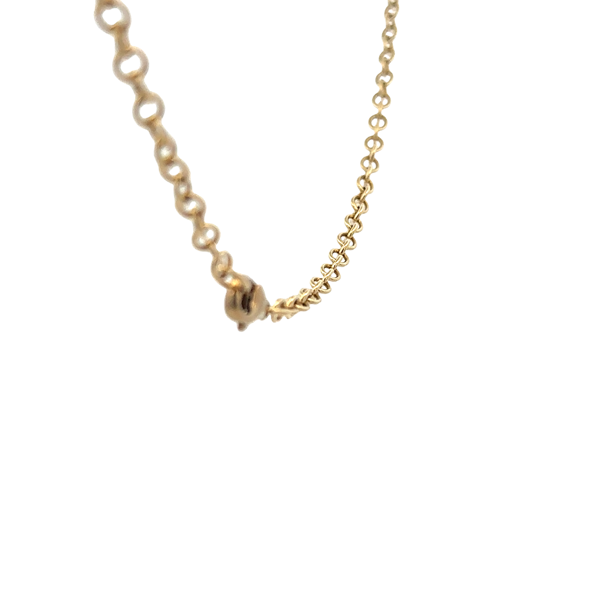 9ct yellow gold belcher chain 9g (bb1984l)